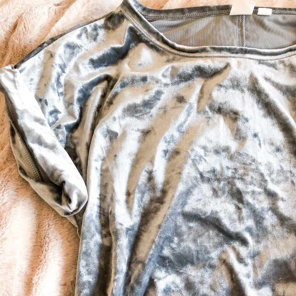 Gap Crushed Velvet Top